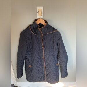Lauren Ralph Lauren Dark Blue Quilted Puffer Jacket